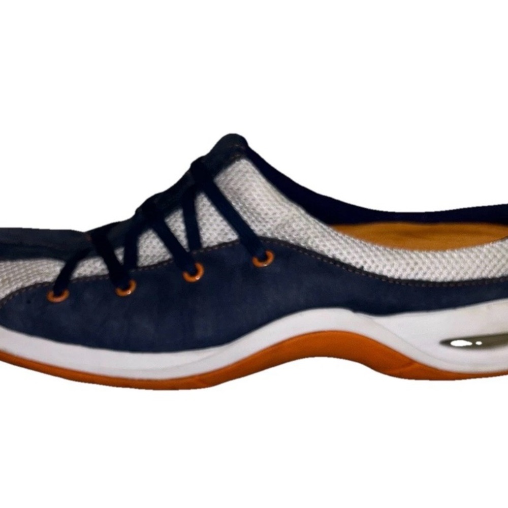 Cole Haan Nike Air Walking Mules Slip On Navy Blue Gray Sneakers Women’s Size 7 - Picture 5 of 15